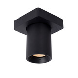 Lucide NIGEL - Plafondspot - LED Dim to warm - GU10 (MR16) - 1x5W 2200K/3000K - Zwart