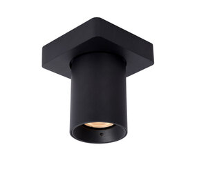 Lucide NIGEL - Plafondspot - LED Dim to warm - GU10 (MR16) - 1x5W 2200K/3000K - Zwart