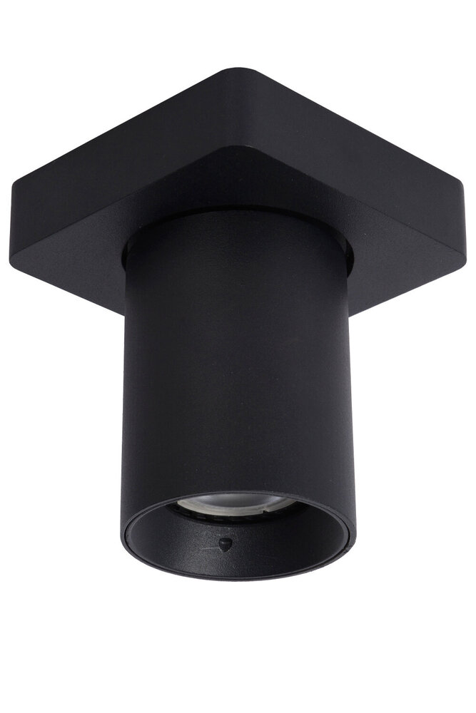 Lucide NIGEL - Plafondspot - LED Dim to warm - GU10 (MR16) - 1x5W 2200K/3000K - Zwart
