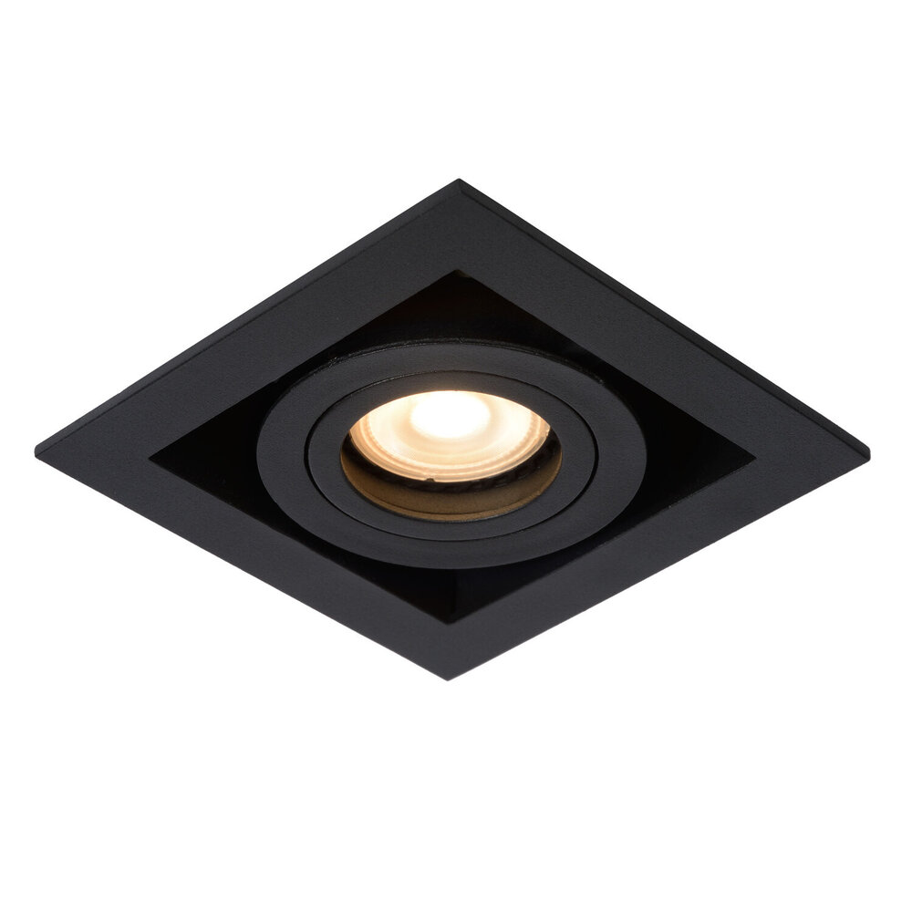 Lucide CHIMNEY - Inbouwspot - 1xGU10 (MR16) - Zwart