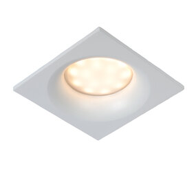 Lucide ZIVA - Inbouwspot Badkamer - 1xGU10 (MR16) - IP44 - Wit