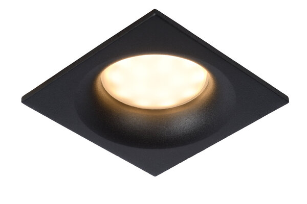 Lucide ZIVA - Inbouwspot Badkamer - 1xGU10 (MR16) - IP44 - Zwart Lucide ZIVA - Inbouwspot Badkamer - 1xGU10 (MR16) - IP44 - Zwart