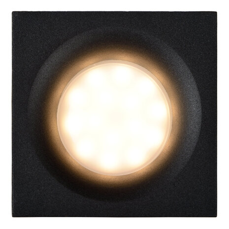 Lucide ZIVA - Inbouwspot Badkamer - 1xGU10 (MR16) - IP44 - Zwart Lucide ZIVA - Inbouwspot Badkamer - 1xGU10 (MR16) - IP44 - Zwart