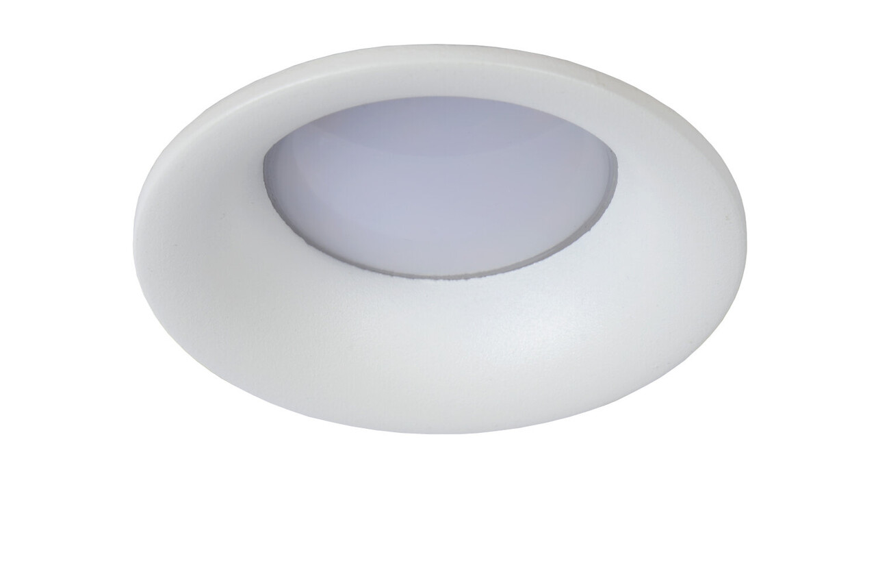 Lucide ZIVA - Inbouwspot Badkamer - Ø 8,4 cm - 1xGU10 (MR16) - IP44 - Wit Lucide ZIVA - Inbouwspot Badkamer - Ø 8,4 cm - 1xGU10 (MR16) - IP44 - Wit