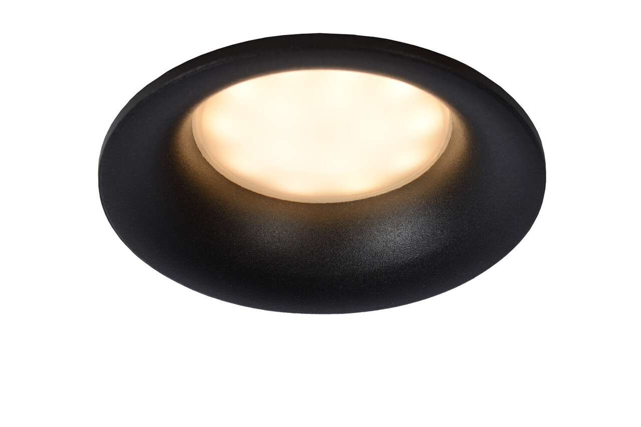 Lucide ZIVA - Inbouwspot Badkamer - Ø 8,4 cm - 1xGU10 (MR16) - IP44 - Zwart Lucide ZIVA - Inbouwspot Badkamer - Ø 8,4 cm - 1xGU10 (MR16) - IP44 - Zwart