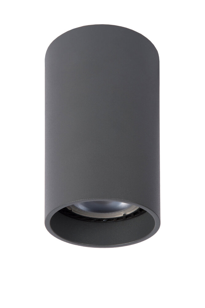 Lucide DELTO - Plafondspot - Ø 5,5 cm - LED Dim to warm - GU10 (MR16) - 1x5W 2200K/3000K - Grijs Lucide DELTO - Plafondspot - Ø 5,5 cm - LED Dim to warm - GU10 (MR16) - 1x5W 2200K/3000K - Grijs