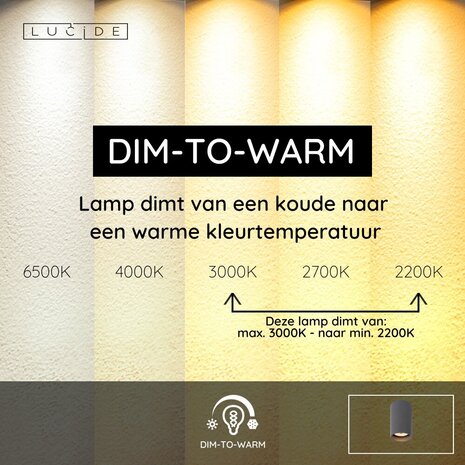 Lucide DELTO - Plafondspot - Ø 5,5 cm - LED Dim to warm - GU10 (MR16) - 1x5W 2200K/3000K - Grijs Lucide DELTO - Plafondspot - Ø 5,5 cm - LED Dim to warm - GU10 (MR16) - 1x5W 2200K/3000K - Grijs