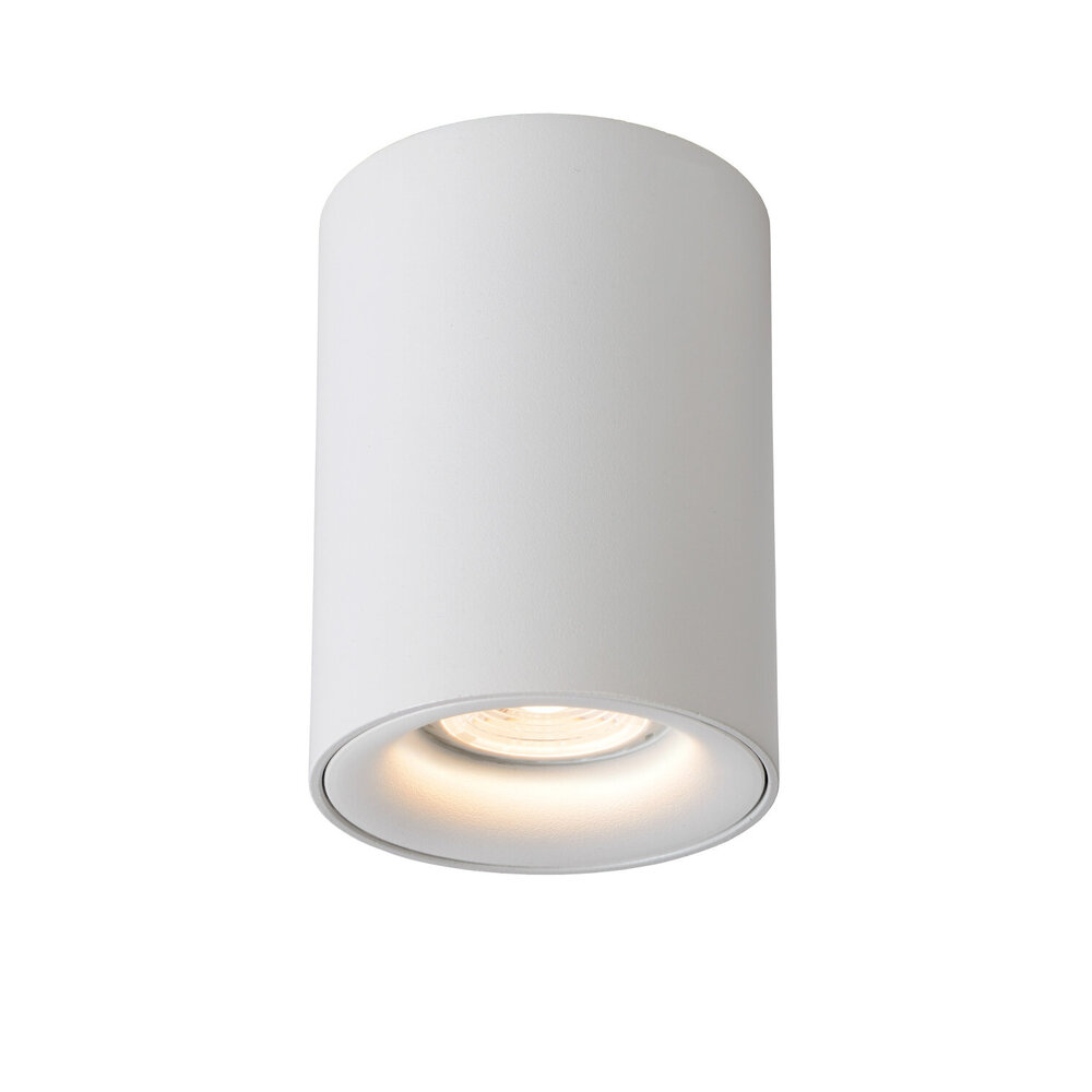 Lucide BENTOO-LED - Plafondspot - Ø 8 cm - LED Dimb. - GU10 (MR16) - 1x5W 3000K - Wit