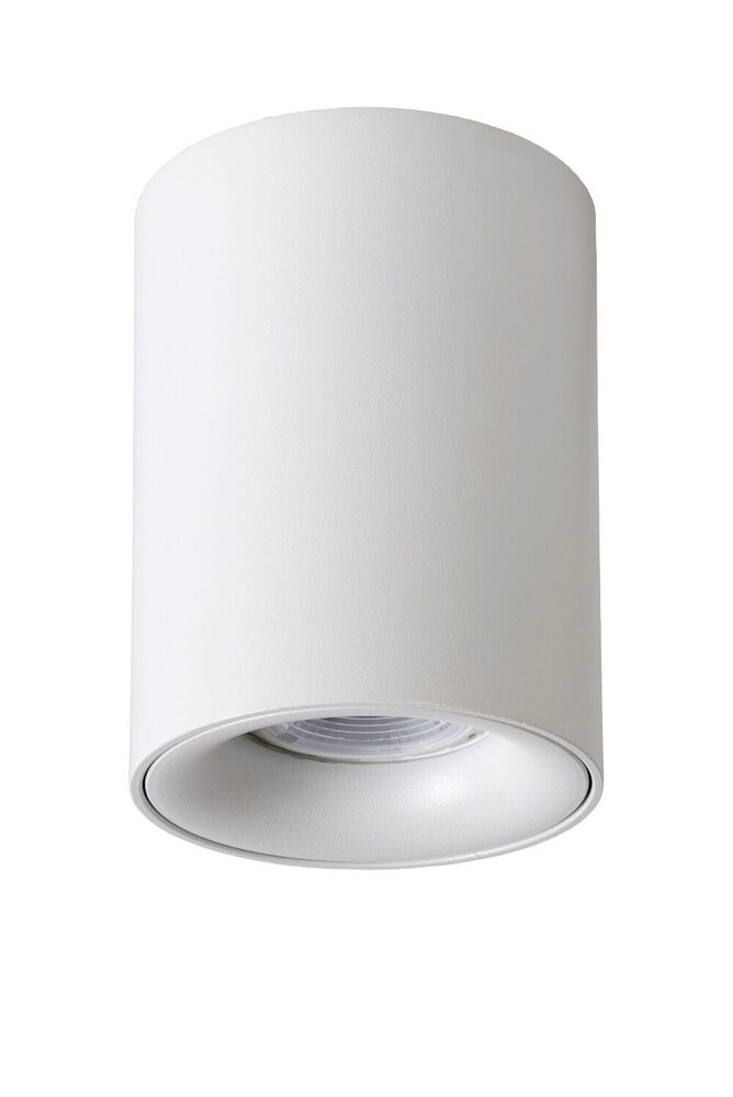 Lucide BENTOO-LED - Plafondspot - Ø 8 cm - LED Dimb. - GU10 (MR16) - 1x5W 3000K - Wit