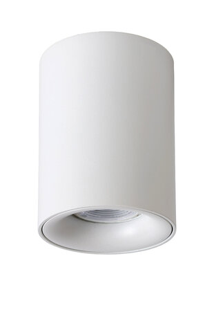 Lucide BENTOO-LED - Plafondspot - Ø 8 cm - LED Dimb. - GU10 (MR16) - 1x5W 3000K - Wit