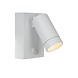 Lucide TAYLOR - Wandspot / Wandlamp Binnen/Buiten - 1xGU10 (MR16) - IP54 - Bewegingssensor - Wit Lucide TAYLOR - Wandspot / Wandlamp Binnen/Buiten - 1xGU10 (MR16) - IP54 - Bewegingssensor - Wit