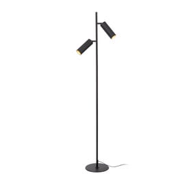 Lucide CLUBS - Vloerlamp - 2xGU10 (MR16) - Zwart Lucide CLUBS - Vloerlamp - 2xGU10 (MR16) - Zwart