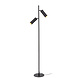 Lucide CLUBS - Vloerlamp - 2xGU10 (MR16) - Zwart
