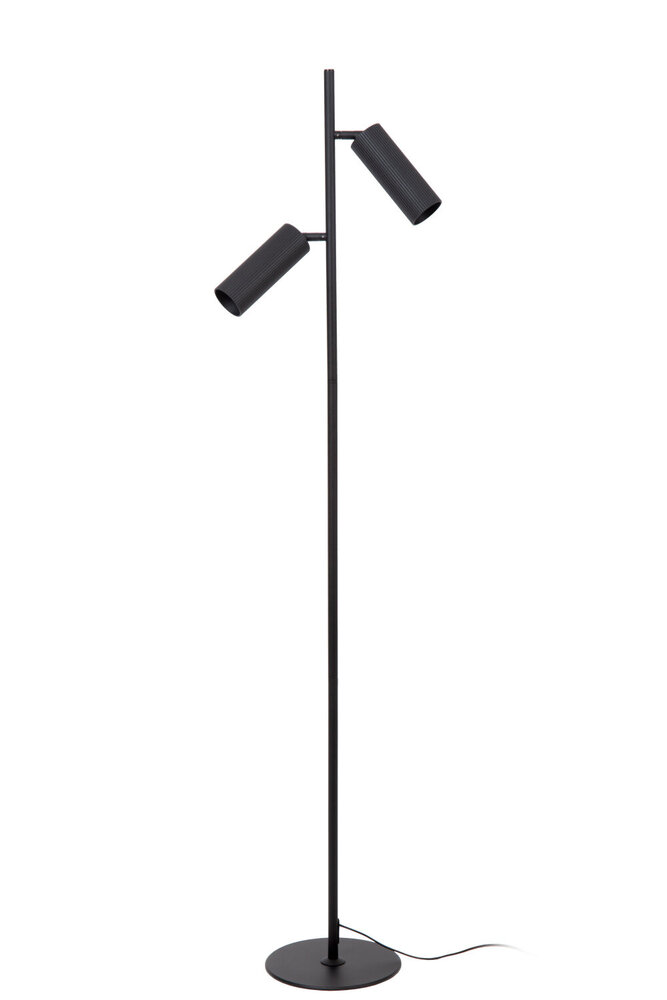 Lucide CLUBS - Vloerlamp - 2xGU10 (MR16) - Zwart