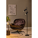 Lucide CLUBS - Vloerlamp - 2xGU10 (MR16) - Zwart