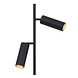 Lucide CLUBS - Vloerlamp - 2xGU10 (MR16) - Zwart
