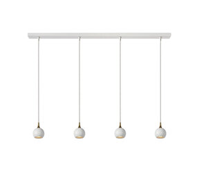 Lucide FAVORI - Hanglamp - 4xGU10 (MR16) - Wit Lucide FAVORI - Hanglamp - 4xGU10 (MR16) - Wit