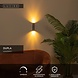 Lucide DUPLA - Wandspot / Wandlamp - 2xGU10 (MR11) - Koffie Lucide DUPLA - Wandspot / Wandlamp - 2xGU10 (MR11) - Koffie