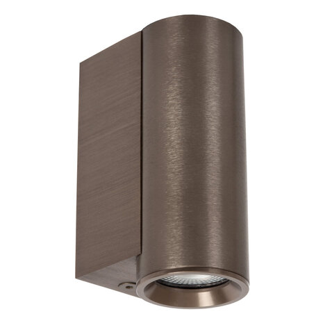 Lucide DUPLA - Wandspot / Wandlamp - 1xGU10 (MR11) - Koffie Lucide DUPLA - Wandspot / Wandlamp - 1xGU10 (MR11) - Koffie