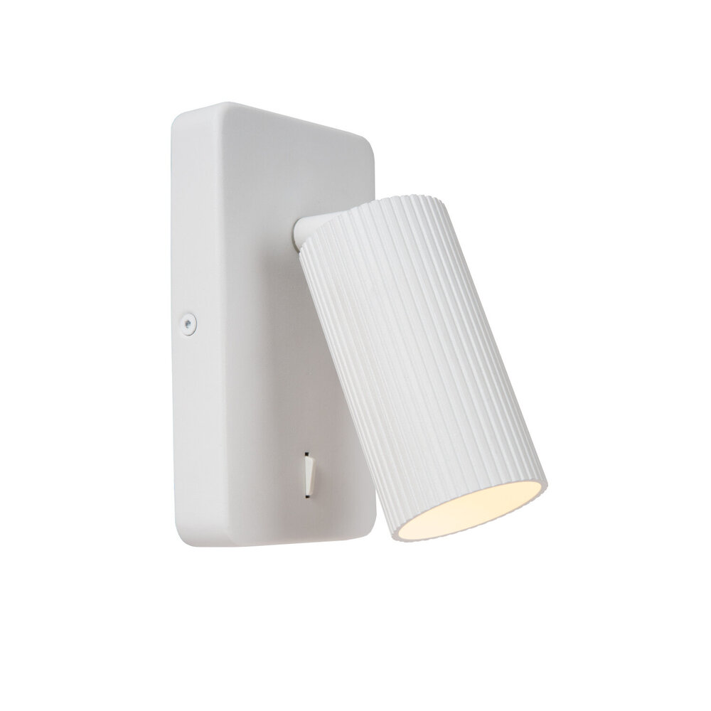 Lucide CLUBS - Bedlamp / Wandlamp - 1xGU10 (MR16) - Wit