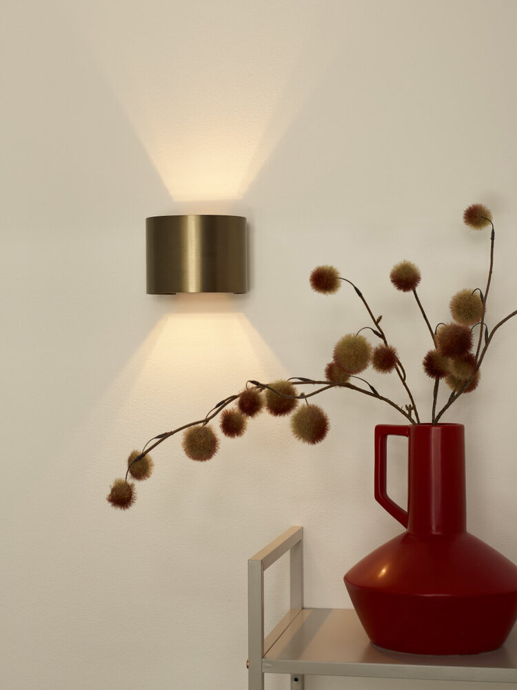 Lucide XIO - Wandlamp - LED Dimb. - G9 - 1x3,5W 2700K - Verstelbare stralingshoek - Roest bruin