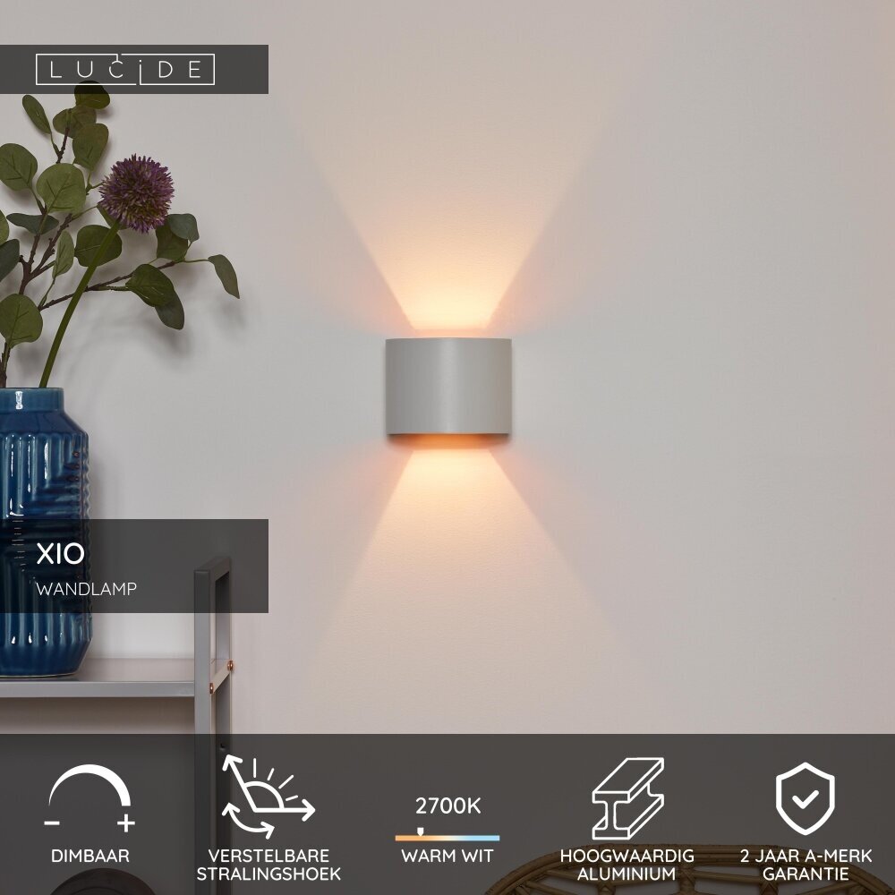 Lucide XIO - Wandlamp - LED Dimb. - G9 - 1x3,5W 2700K - Verstelbare stralingshoek - Wit Lucide XIO - Wandlamp - LED Dimb. - G9 - 1x3,5W 2700K - Verstelbare stralingshoek - Wit