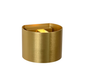 Lucide XIO - Wandlamp - LED Dimb. - G9 - 1x3,5W 2700K - Verstelbare stralingshoek - Mat Goud / Messing