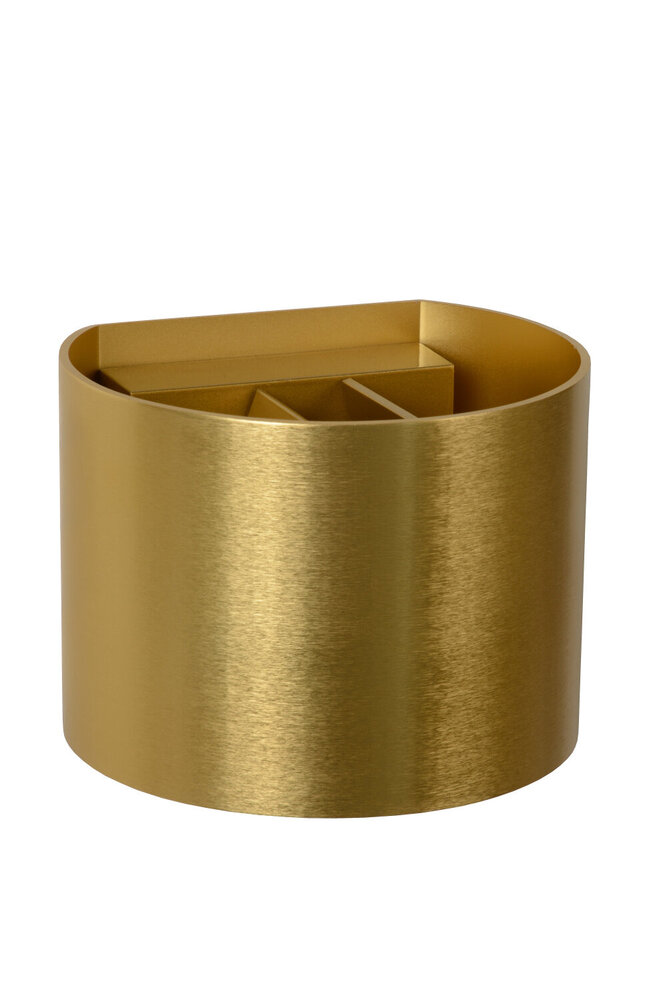Lucide XIO - Wandlamp - LED Dimb. - G9 - 1x3,5W 2700K - Verstelbare stralingshoek - Mat Goud / Messing