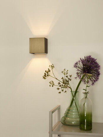 Lucide XIO - Wandlamp - LED Dimb. - G9 - 1x4W 2700K - Verstelbare stralingshoek - Roest bruin
