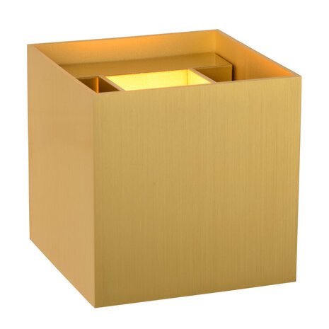 Lucide XIO - Wandlamp - LED Dimb. - G9 - 1x4W 2700K - Verstelbare stralingshoek - Mat Goud / Messing