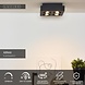 Lucide XIRAX - Plafondspot - LED Dim to warm - GU10 (MR16) - 4x5W 2200K/3000K - Zwart Lucide XIRAX - Plafondspot - LED Dim to warm - GU10 (MR16) - 4x5W 2200K/3000K - Zwart