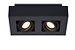 XIRAX - Plafondspot - LED Dim to warm - GU10 (MR16) - 2x5W 2200K/3000K - Zwart XIRAX - Plafondspot - LED Dim to warm - GU10 (MR16) - 2x5W 2200K/3000K - Zwart