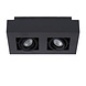 Lucide XIRAX - Plafondspot - LED Dim to warm - GU10 (MR16) - 2x5W 2200K/3000K - Zwart Lucide XIRAX - Plafondspot - LED Dim to warm - GU10 (MR16) - 2x5W 2200K/3000K - Zwart
