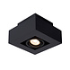 Lucide XIRAX - Plafondspot - LED Dim to warm - GU10 (MR16) - 1x5W 2200K/3000K - Zwart Lucide XIRAX - Plafondspot - LED Dim to warm - GU10 (MR16) - 1x5W 2200K/3000K - Zwart