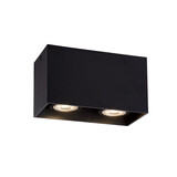 Lucide BODI - Plafondspot - 2xGU10 (MR16) - Zwart