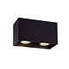 Lucide BODI - Plafondspot - 2xGU10 (MR16) - Zwart Lucide BODI - Plafondspot - 2xGU10 (MR16) - Zwart