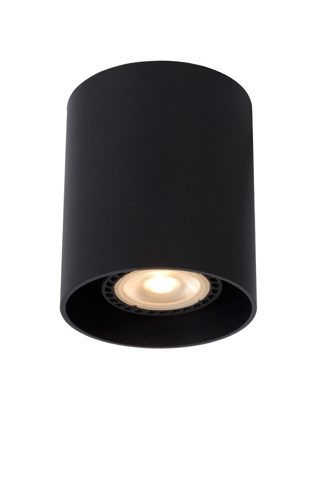 Lucide BODI - Plafondspot - Ø 8 cm - 1xGU10 (MR16) - Zwart