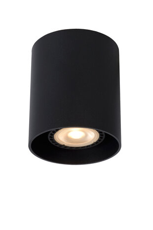 Lucide BODI - Plafondspot - Ø 8 cm - 1xGU10 (MR16) - Zwart