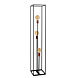 Lucide ARTHUR - Vloerlamp - 3xE27 - Zwart