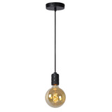 Lucide JOVA - Hanglamp - Ø 10 cm - 1xE27 - Zwart Lucide JOVA - Hanglamp - Ø 10 cm - 1xE27 - Zwart