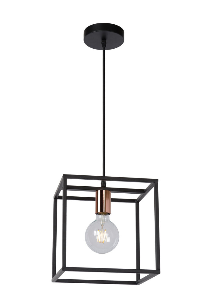 Lucide ARTHUR - Hanglamp - 1xE27 - Zwart Lucide ARTHUR - Hanglamp - 1xE27 - Zwart