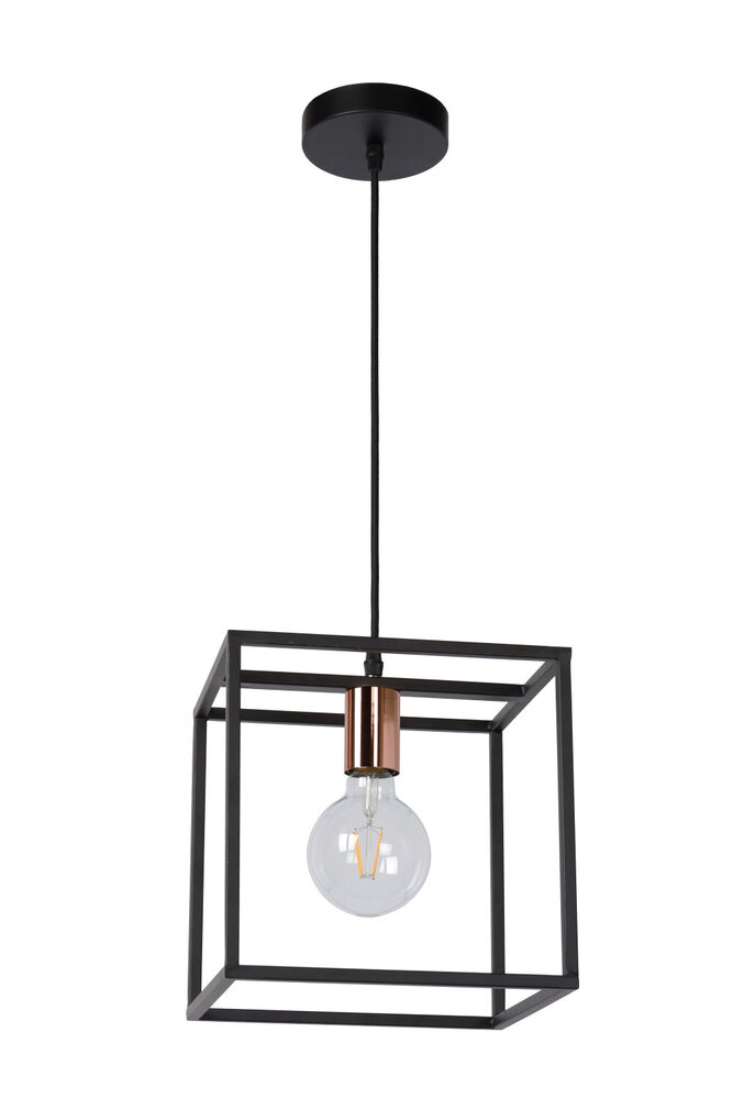 Lucide ARTHUR - Hanglamp - 1xE27 - Zwart Lucide ARTHUR - Hanglamp - 1xE27 - Zwart