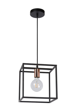 Lucide ARTHUR - Hanglamp - 1xE27 - Zwart Lucide ARTHUR - Hanglamp - 1xE27 - Zwart