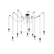 Lucide FIX - Hanglamp - 10xE27 - Geschikt voor vide en hoge plafonds - Zwart Lucide FIX - Hanglamp - 10xE27 - Geschikt voor vide en hoge plafonds - Zwart