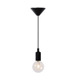 Lucide FIX - Hanglamp - Ø 10 cm - 1xE27 - Zwart