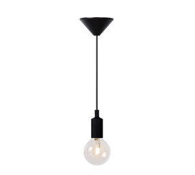 Lucide FIX - Hanglamp - Ø 10 cm - 1xE27 - Zwart