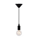Lucide FIX - Hanglamp - Ø 10 cm - 1xE27 - Zwart