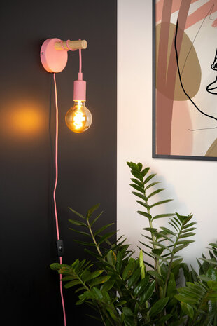 Lucide POLA - Wandlamp Kinderkamer - Ø 12 cm - 1xE27 - Roze Lucide POLA - Wandlamp Kinderkamer - Ø 12 cm - 1xE27 - Roze