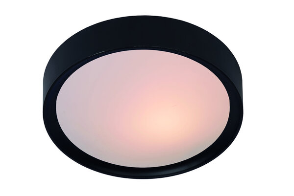 Lucide LEX - Plafonnière - Ø 33 cm - 2xE27 - Zwart Lucide LEX - Plafonnière - Ø 33 cm - 2xE27 - Zwart