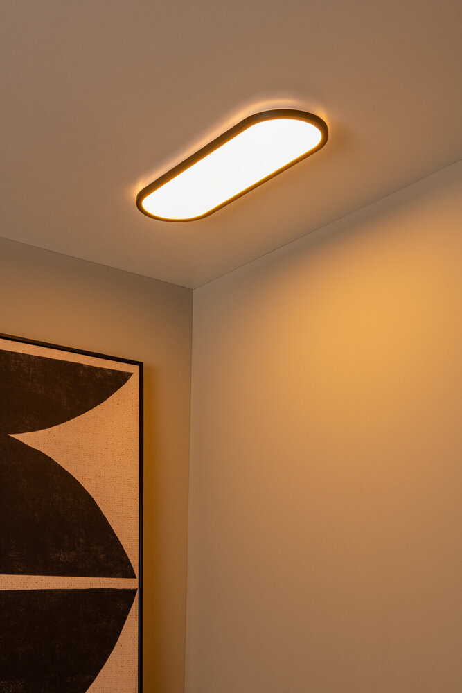 Lucide ELLY - Plafonnière - LED Dimb. - CCT - 1x24W 2700K/4000K - Opaal - Essential Lucide ELLY - Plafonnière - LED Dimb. - CCT - 1x24W 2700K/4000K - Opaal - Essential